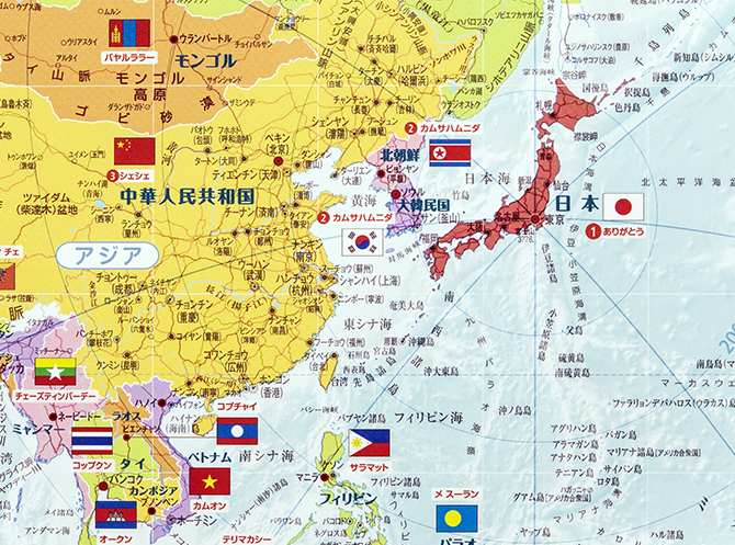 暮らしに役立つ地図タペストリー 東京カートグラフィック