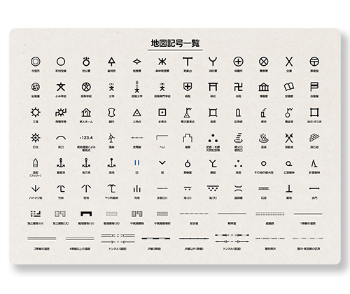 土地の地図記号 東京カートグラフィック