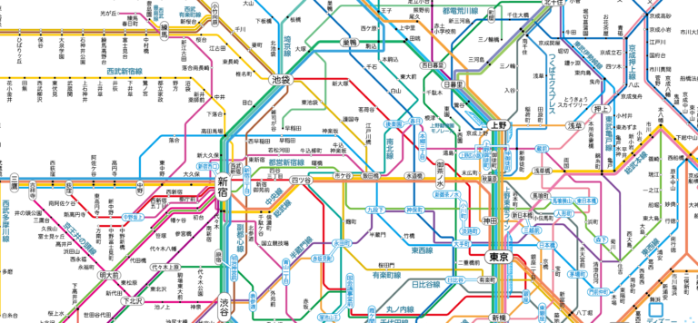 鉄道路線図も地図 東京カートグラフィック 鉄道路線図も地図 東京カートグラフィック