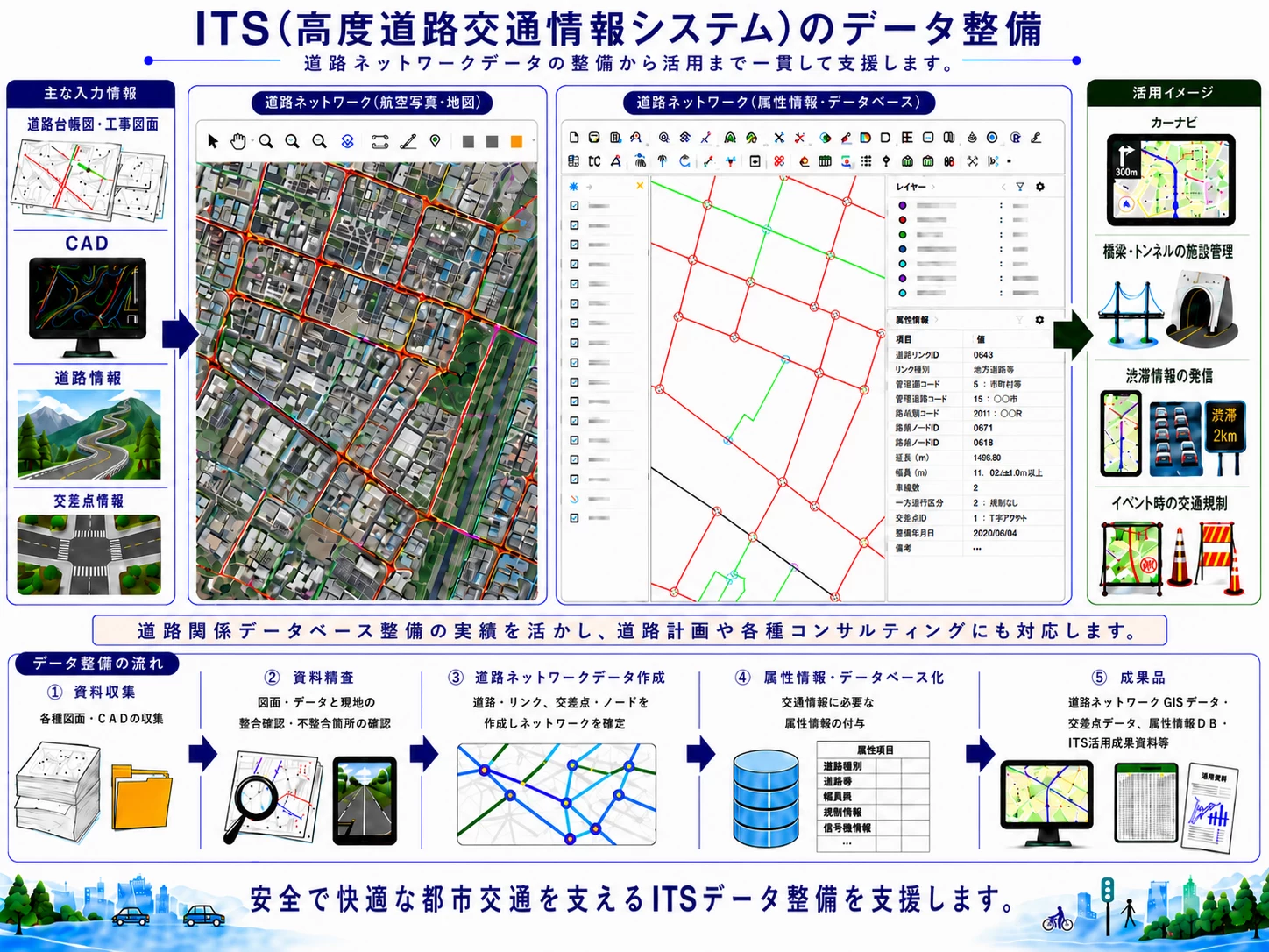 ITS・高度道路交通システムのプロジェクトフィールドイメージ